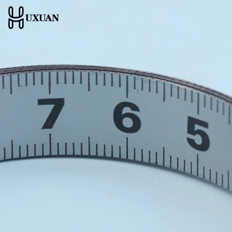 Self-Adhesive Measuring Tape Stainless Steel Workbench Ruler Adhesive Backed Tape Measure Metric Scale Rust-Proof Durable Ruler