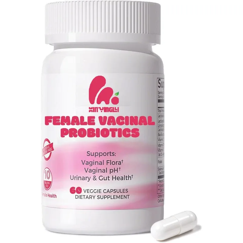 Female vaginal probiotics - used for pH balance - control odor, balance yeast, promote healthy vaginal flora 60 capsule
Female vaginal probiotics - used for pH balance - control odor, balance yeast, promote healthy vaginal flora 60 capsule