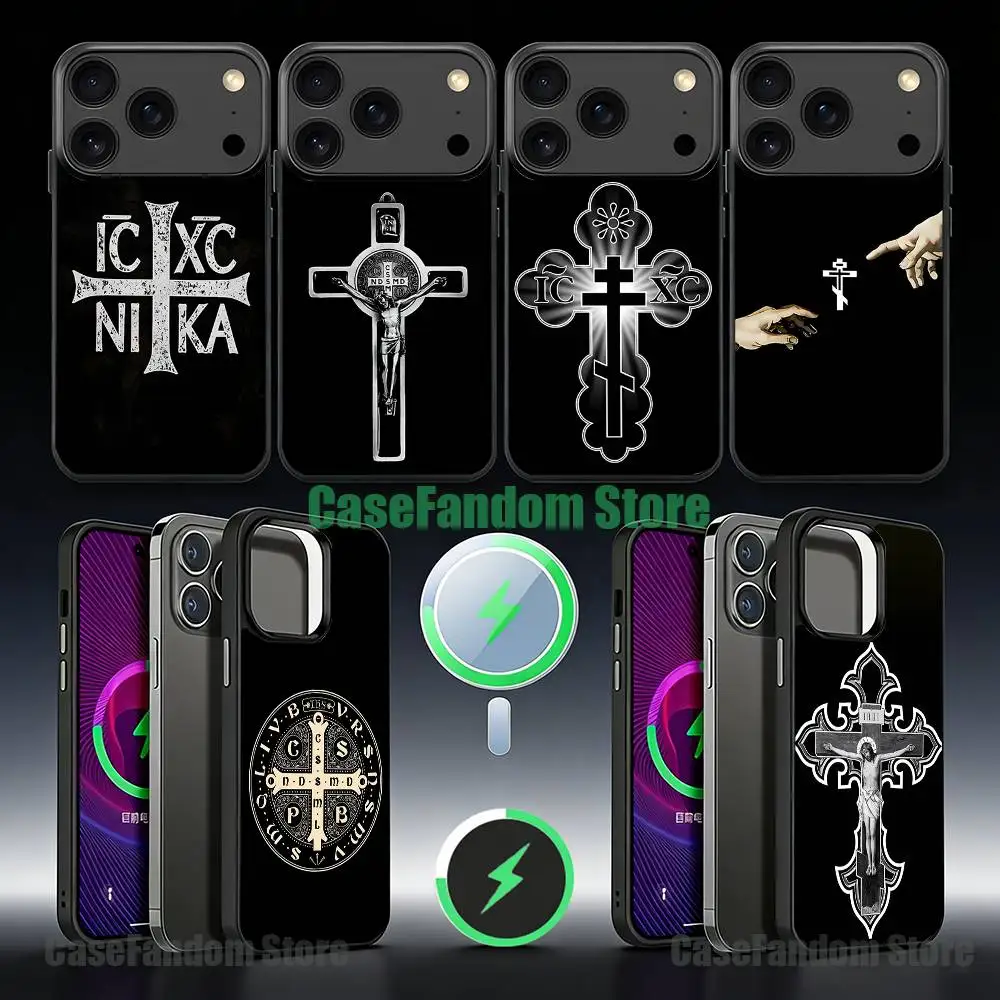 Orthodox Cross Icon Jesus God For iPhone 17,16,15,14,13,12,11,Pro,Max,Plus,Mini,SE Magnetic Wireless Charging Black Phone Case
Orthodox Cross Icon Jesus God For iPhone 17,16,15,14,13,12,11,Pro,Max,Plus,Mini,SE Magnetic Wireless Charging Black Phone Case