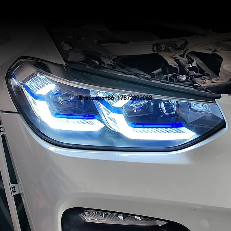 LED Headlight for X3 G01 G08 2018-2021, Upgrade to 2022 LCI Style Look Matrix Headlamp, Plug and Play Retrofit
LED Headlight for X3 G01 G08 2018-2021, Upgrade to 2022 LCI Style Look Matrix Headlamp, Plug and Play Retrofit