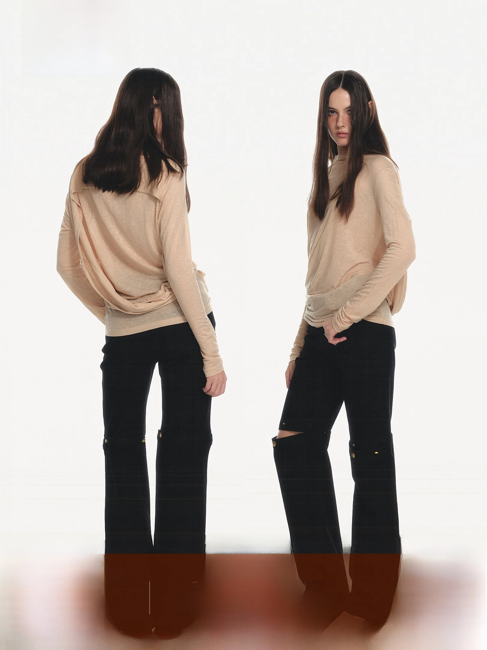 Three Goood Lazy Knitted Ruffle Back Loose Fit Linen Blend Top Women's Long Sleeve Crew Neck Pullover Casual Fashion
Three Goood Lazy Knitted Ruffle Back Loose Fit Linen Blend Top Women's Long Sleeve Crew Neck Pullover Casual Fashion