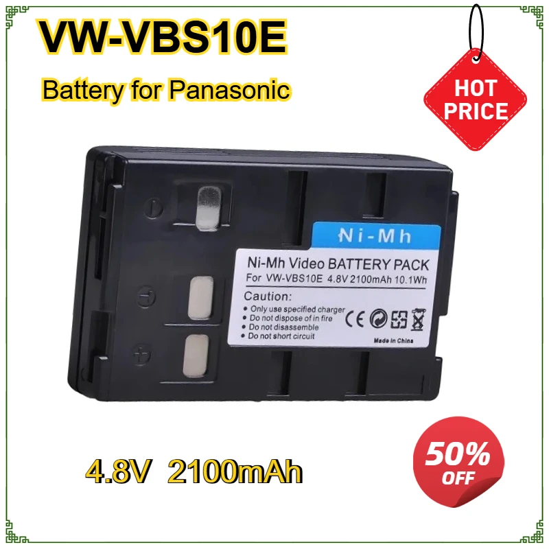 VW-VBS10E VW-VBS10 Rechargeable Camera Battery for HHR-V211 VSB0200 P-V211 VW-VBS10E for Panasonic NV-X100 NV-VX7A NV-VX9
VW-VBS10E VW-VBS10 Rechargeable Camera Battery for HHR-V211 VSB0200 P-V211 VW-VBS10E for Panasonic NV-X100 NV-VX7A NV-VX9