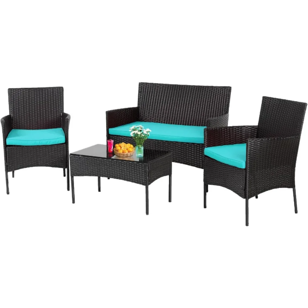 4 Pieces Conversation Set Modular Outdoor Furniture Set Water Resistant Patio Wicker Furniture Set
4 Pieces Conversation Set Modular Outdoor Furniture Set Water Resistant Patio Wicker Furniture Set