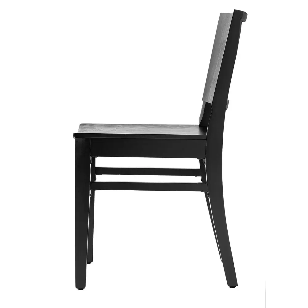 Naples Commercial Solid Wood Dining Chair, Curved Backrest, Sturdy Mortise and Tenon Construction, Set of 2, Black
Naples Commercial Solid Wood Dining Chair, Curved Backrest, Sturdy Mortise and Tenon Construction, Set of 2, Black