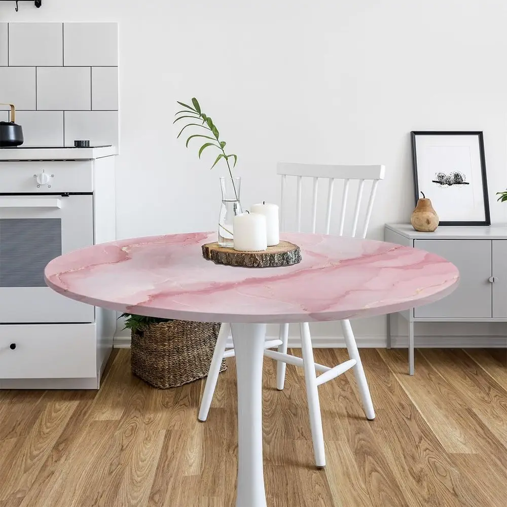Round itted Tablecloth with Elastic Edge Marble Pink Cute Round Table Cover Wipeable Circle Table Cloths or Outdoor Party Patio
Round itted Tablecloth with Elastic Edge Marble Pink Cute Round Table Cover Wipeable Circle Table Cloths or Outdoor Party Patio