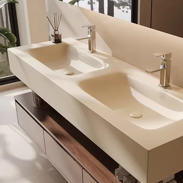 Bathroom Antique Style Slate Hot Bending Integrated Basin Wall-mounted Paint-free Washbasin Combination Cabinet Sink
Bathroom Antique Style Slate Hot Bending Integrated Basin Wall-mounted Paint-free Washbasin Combination Cabinet Sink