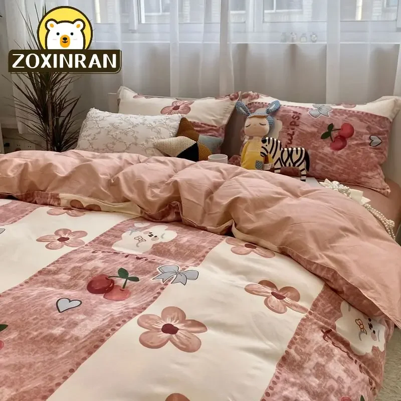 King Size Bedding Set Bed Sheets 4 Pieces Sets Duvet Cover 240x220 A Set of Bed Bilize... Bedclothes Bedding Set Comforter
King Size Bedding Set Bed Sheets 4 Pieces Sets Duvet Cover 240x220 A Set of Bed Bilize... Bedclothes Bedding Set Comforter