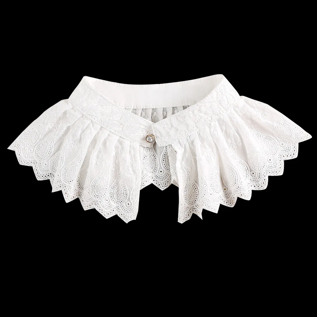 Женский белый хлопковый съемный воротник, искусственная кружевная передняя пуговица, зимний свитер, аксессуары, съемная рубашка с искусственным вырезом, полярная полурубашка
Женский белый хлопковый съемный воротник, искусственная кружевная передняя пуговица, зимний свитер, аксессуары, съемная рубашка с искусственным вырезом, полярная полурубашка