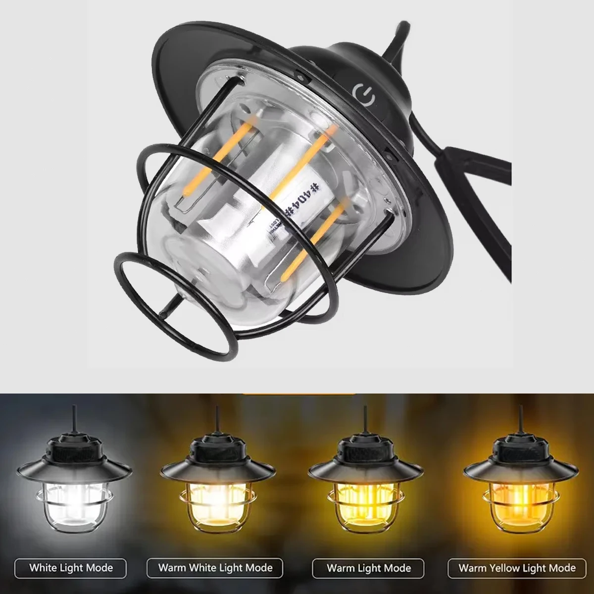 Camping Lantern Rechargeable,Retro Camping Light Portable Waterproof 4 Light Modes for Camping, Hiking,Emergency,Fishing
Camping Lantern Rechargeable,Retro Camping Light Portable Waterproof 4 Light Modes for Camping, Hiking,Emergency,Fishing