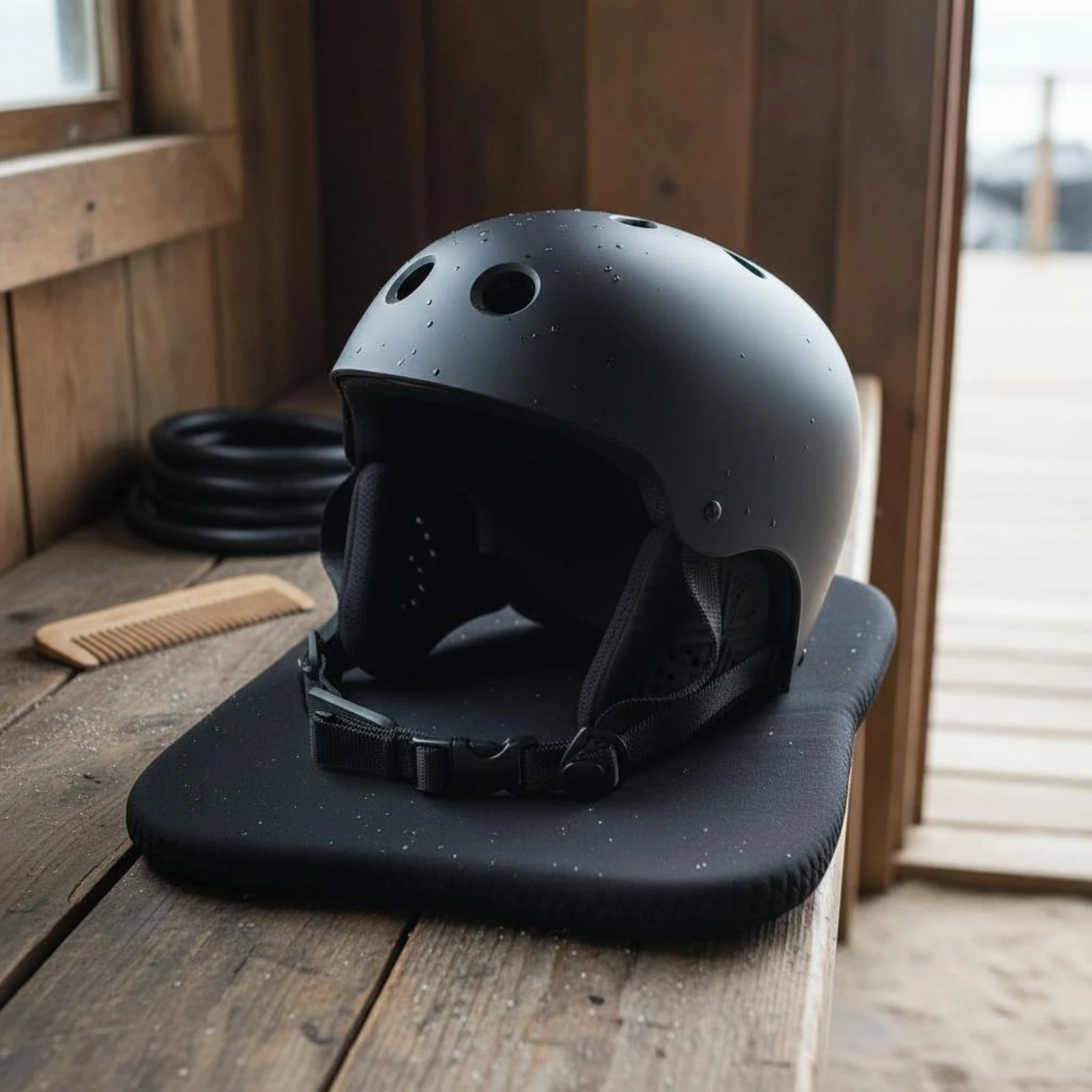 Ocean Helmet Adjustable Strap unobstructedFace Helmet Head Protector Ventilation System Long-Lasting Construction for Surfing
Ocean Helmet Adjustable Strap unobstructedFace Helmet Head Protector Ventilation System Long-Lasting Construction for Surfing