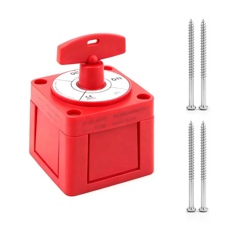 300A 48V DC 2-Pole 50Hz Battery Switch ON/OFF with Key Red 6005 M-Series for Power Marine Boat ATV Accessories
300A 48V DC 2-Pole 50Hz Battery Switch ON/OFF with Key Red 6005 M-Series for Power Marine Boat ATV Accessories