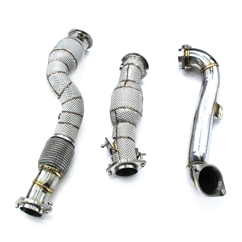 Yooking Catted Downpipe For BMW M3 M4 G80 G82 3.0T 100/200/300/400cell Catalyst Heat Shield Exhaust Race Cat Pipe
Yooking Catted Downpipe For BMW M3 M4 G80 G82 3.0T 100/200/300/400cell Catalyst Heat Shield Exhaust Race Cat Pipe