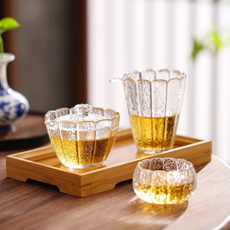 Pumpkin Glass Gaiwan, Covered Tea Cup, Large Tea Bowl, Traditional Chinese Kung Fu Tea Set
Pumpkin Glass Gaiwan, Covered Tea Cup, Large Tea Bowl, Traditional Chinese Kung Fu Tea Set