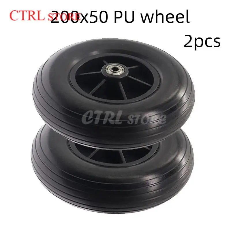 2Pcs 200x50 PU Solid Wheel Tire for Wheelchair Universal Front Wheel 200*50 Wheel Accessories
2Pcs 200x50 PU Solid Wheel Tire for Wheelchair Universal Front Wheel 200*50 Wheel Accessories