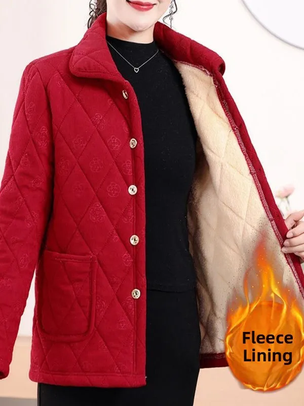 Thiened ort Cotton Jaet with Fce for Middle-Aged And ly Warm Winter Outerwear Cozy Autumn And Winter Clothes
Thiened ort Cotton Jaet with Fce for Middle-Aged And ly Warm Winter Outerwear Cozy Autumn And Winter Clothes