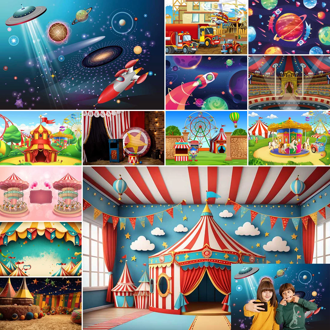 MOON.QG Circus Birthday Backdrop Space University Cake Smash Girls Baby Boy Circus Tent Photo Background Kids Carousel Party
MOON.QG Circus Birthday Backdrop Space University Cake Smash Girls Baby Boy Circus Tent Photo Background Kids Carousel Party