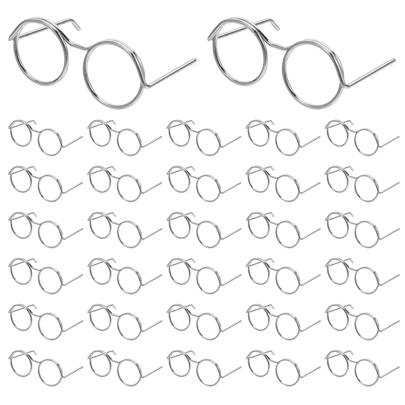50Pcs Miniature Round Wire Glasses for Dollhouse DIY Crafts Tiny Eyeglasses Creative Photo Accessories Mini Glasses for
50Pcs Miniature Round Wire Glasses for Dollhouse DIY Crafts Tiny Eyeglasses Creative Photo Accessories Mini Glasses for