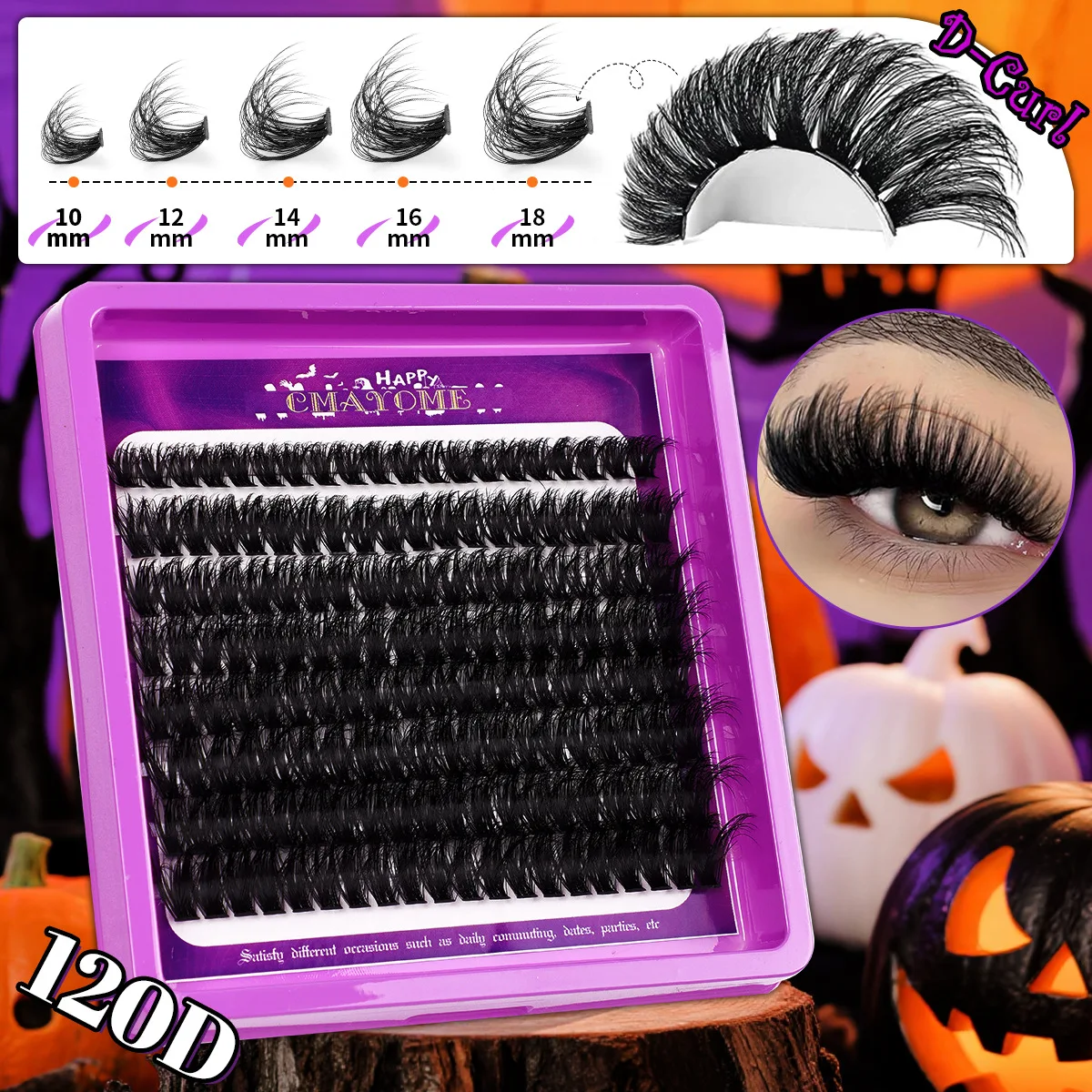 DIY Segmented Volume D-Curl Single Cluster False Eyelashes 14-20mm for Natural Bloom Grafting Best-Selling Eyelash Extension
DIY Segmented Volume D-Curl Single Cluster False Eyelashes 14-20mm for Natural Bloom Grafting Best-Selling Eyelash Extension