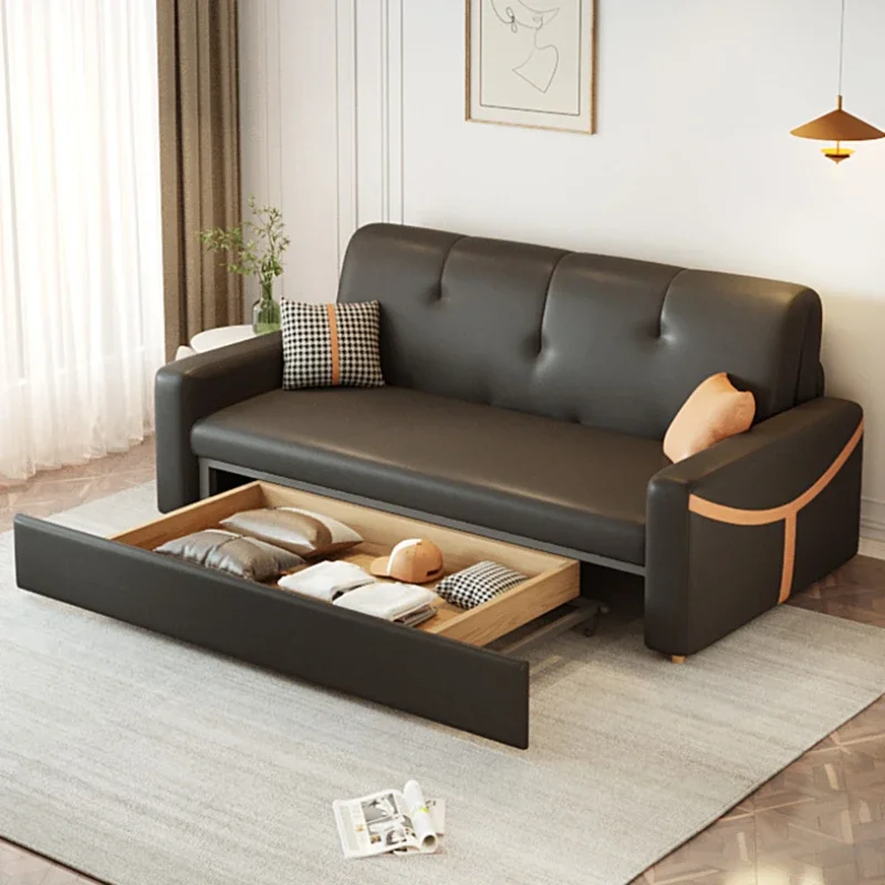 Folding Lazy Simple Sofas Beds Leather Black Arm Modern Unique Living Room Sofas European Foldable Divano Letto Salon Furniture
Folding Lazy Simple Sofas Beds Leather Black Arm Modern Unique Living Room Sofas European Foldable Divano Letto Salon Furniture