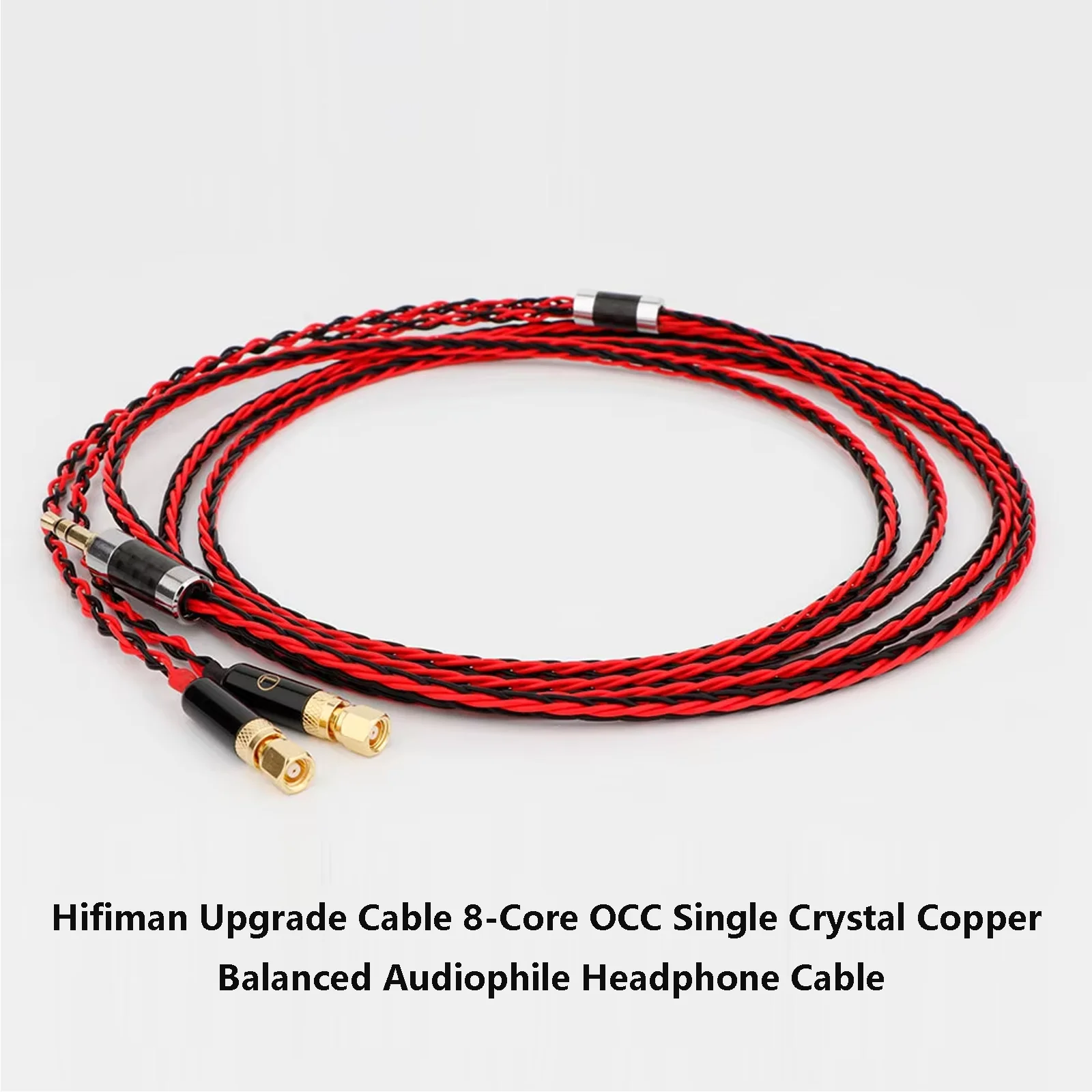 Hifiman Upgrade Cable 8-Core OCC Single Crystal Copper | Balanced Audiophile Headphone Cable for HE6/HE5/HE400/HE500
Hifiman Upgrade Cable 8-Core OCC Single Crystal Copper | Balanced Audiophile Headphone Cable for HE6/HE5/HE400/HE500