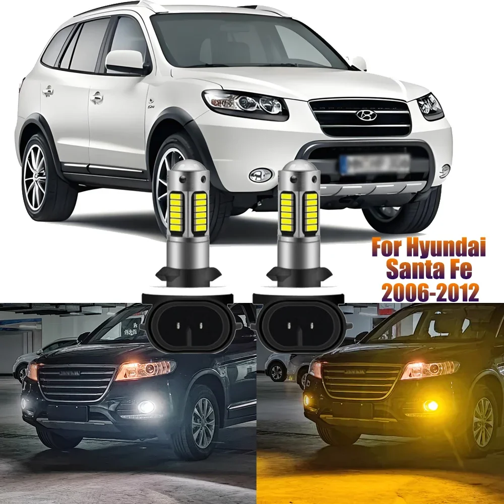 2pcs LED Car Front Fog Light Bulb For Hyundai Santa Fe Santafe 2006 2007 2008 2009 2010 2011 2012 Auto Lamps accessories
2pcs LED Car Front Fog Light Bulb For Hyundai Santa Fe Santafe 2006 2007 2008 2009 2010 2011 2012 Auto Lamps accessories