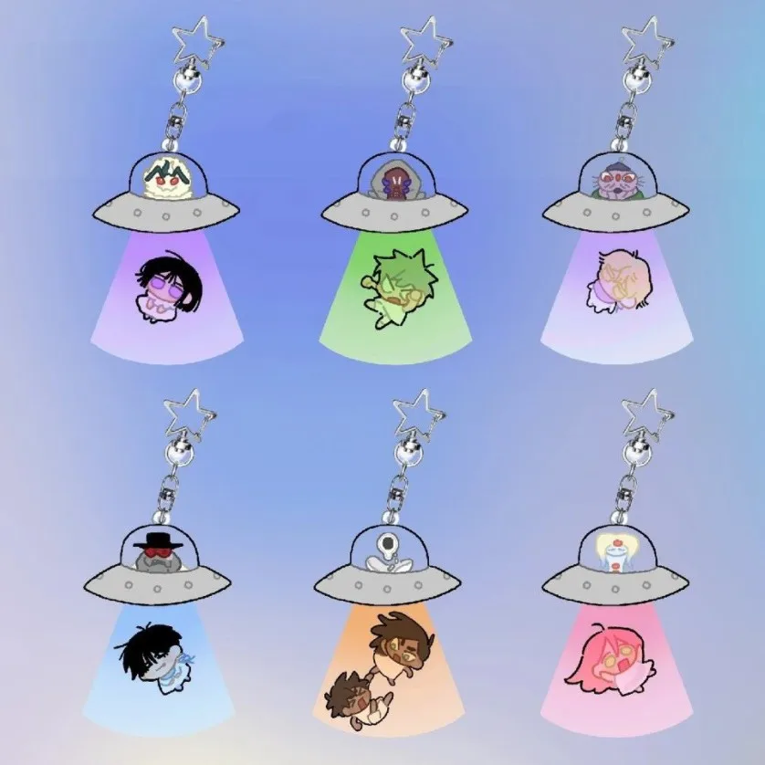 ALIEN STAGE UFO Ver. Star Mizi Acrylic Keychain Cute Sua Acrylic Pendnat Mini Till Accessory Collectible Lucka Bag Pendant Toys
ALIEN STAGE UFO Ver. Star Mizi Acrylic Keychain Cute Sua Acrylic Pendnat Mini Till Accessory Collectible Lucka Bag Pendant Toys