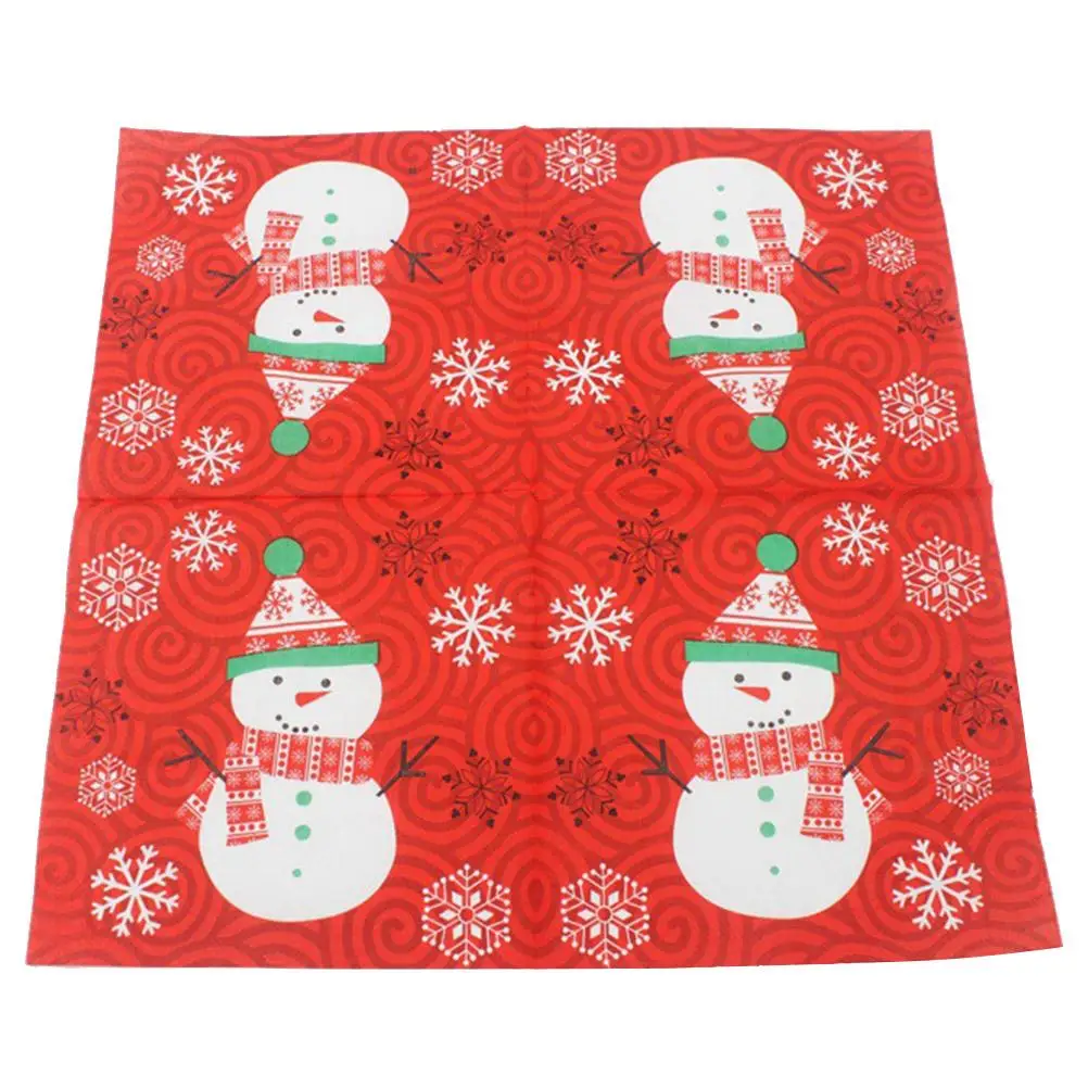 20 Pcs Christmas Snowman Napkins Eco Friendly Disposable Paper Towels Unique Xmas Beautiful Pattern Safe Holiday
20 Pcs Christmas Snowman Napkins Eco Friendly Disposable Paper Towels Unique Xmas Beautiful Pattern Safe Holiday