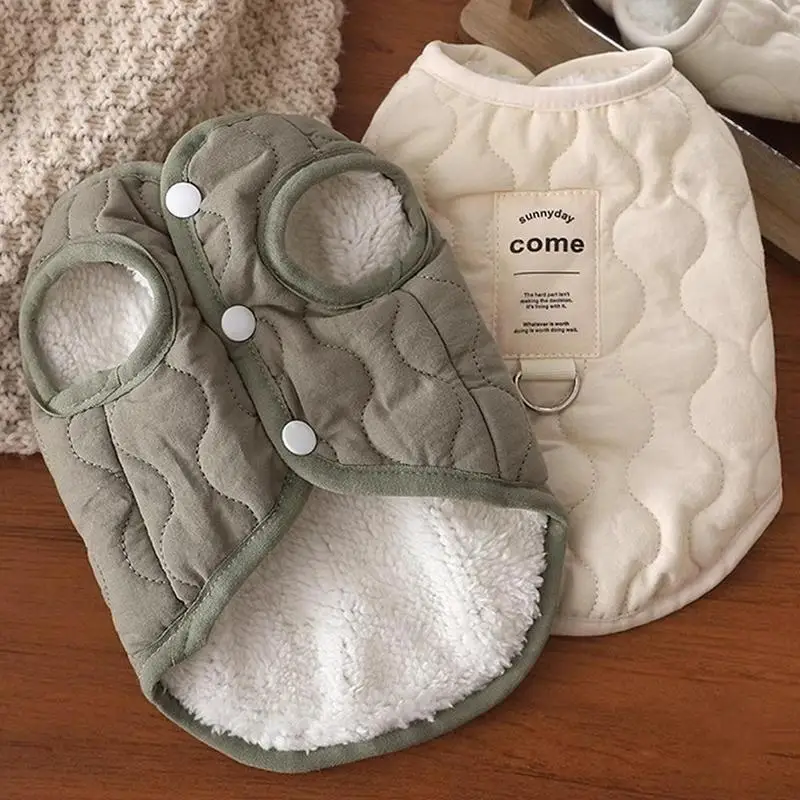 Winter Pet Coat Clothes for Cold Weather Clothing Warm Dog Clothes with Built in Harness Hole Pet Apparel for Small Dogs Cats
Winter Pet Coat Clothes for Cold Weather Clothing Warm Dog Clothes with Built in Harness Hole Pet Apparel for Small Dogs Cats