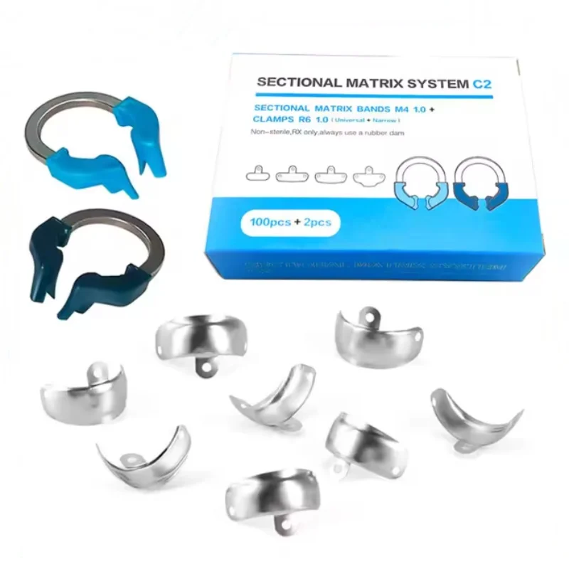 102 шт., стоматологическая секционная матрица, контурная система, металлическая стоматология, зажимное разделительное кольцо из смолы, автоклавируемое
102 шт., стоматологическая секционная матрица, контурная система, металлическая стоматология, зажимное разделительное кольцо из смолы, автоклавируемое