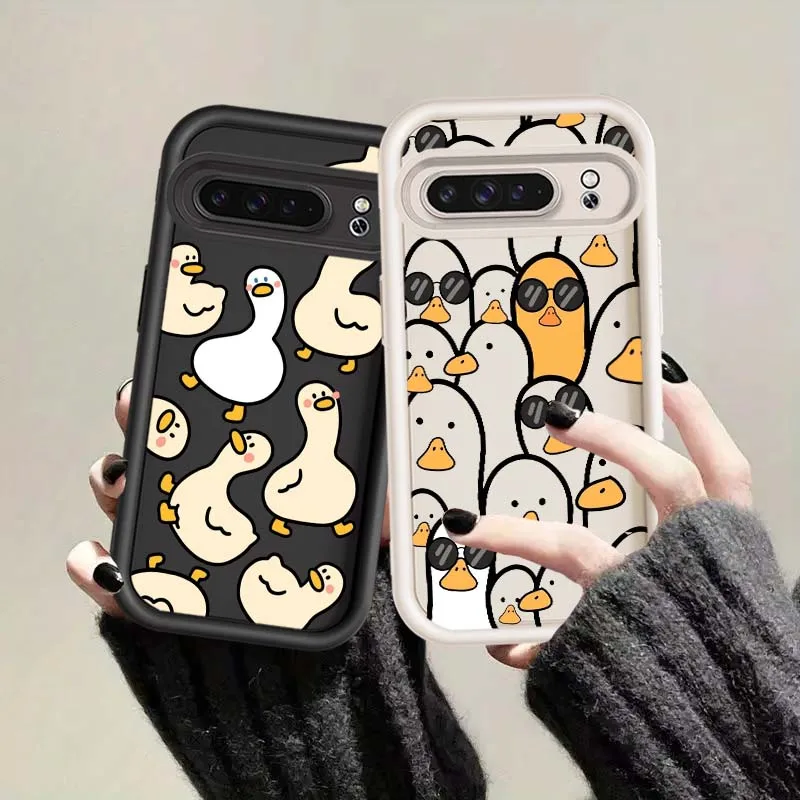 Funny Cool Duck Cartoon For Google Pixel 9 8A 8 7A 7 Soft Eye Ladder Phone Case Cover
Funny Cool Duck Cartoon For Google Pixel 9 8A 8 7A 7 Soft Eye Ladder Phone Case Cover