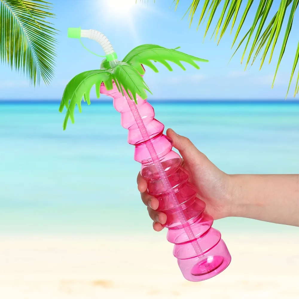 15pcs 17oz Palm Tree Yard Cups Straw Water Bottle with Straws And Lid for Drinking Margaritas Cold Drinks Frozen Drinks Hawaii
15pcs 17oz Palm Tree Yard Cups Straw Water Bottle with Straws And Lid for Drinking Margaritas Cold Drinks Frozen Drinks Hawaii