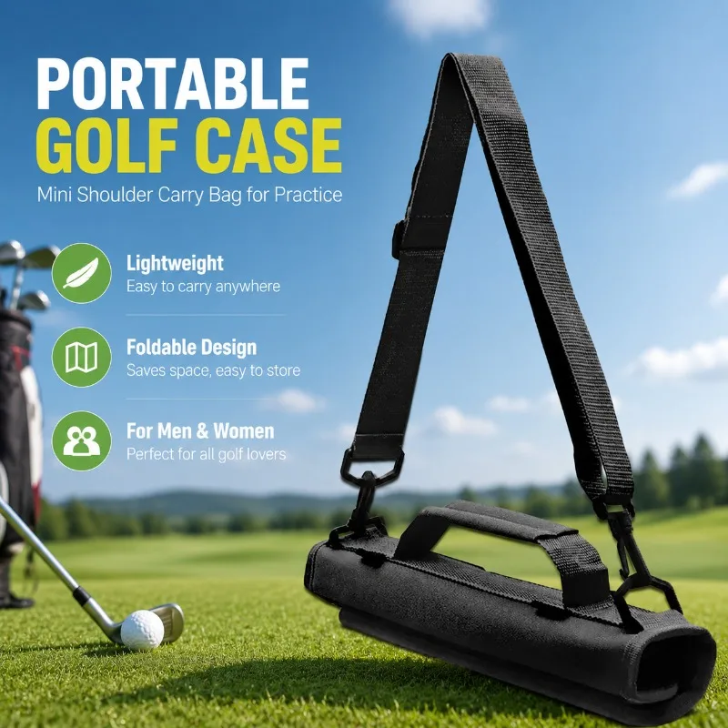 Portable Golf Gun Bag Lightweight Club Pouch Single Shoulder Mini Training Holder Grip Style Practice Pack Outdoor Travel Golf
Portable Golf Gun Bag Lightweight Club Pouch Single Shoulder Mini Training Holder Grip Style Practice Pack Outdoor Travel Golf