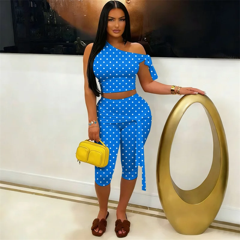 Doyerl Polka Dot Two Piece Outfits Women Birthday Club Party Off Shoulder Lace-up Crop Top and Calf-length Pants Matching Sets
Doyerl Polka Dot Two Piece Outfits Women Birthday Club Party Off Shoulder Lace-up Crop Top and Calf-length Pants Matching Sets