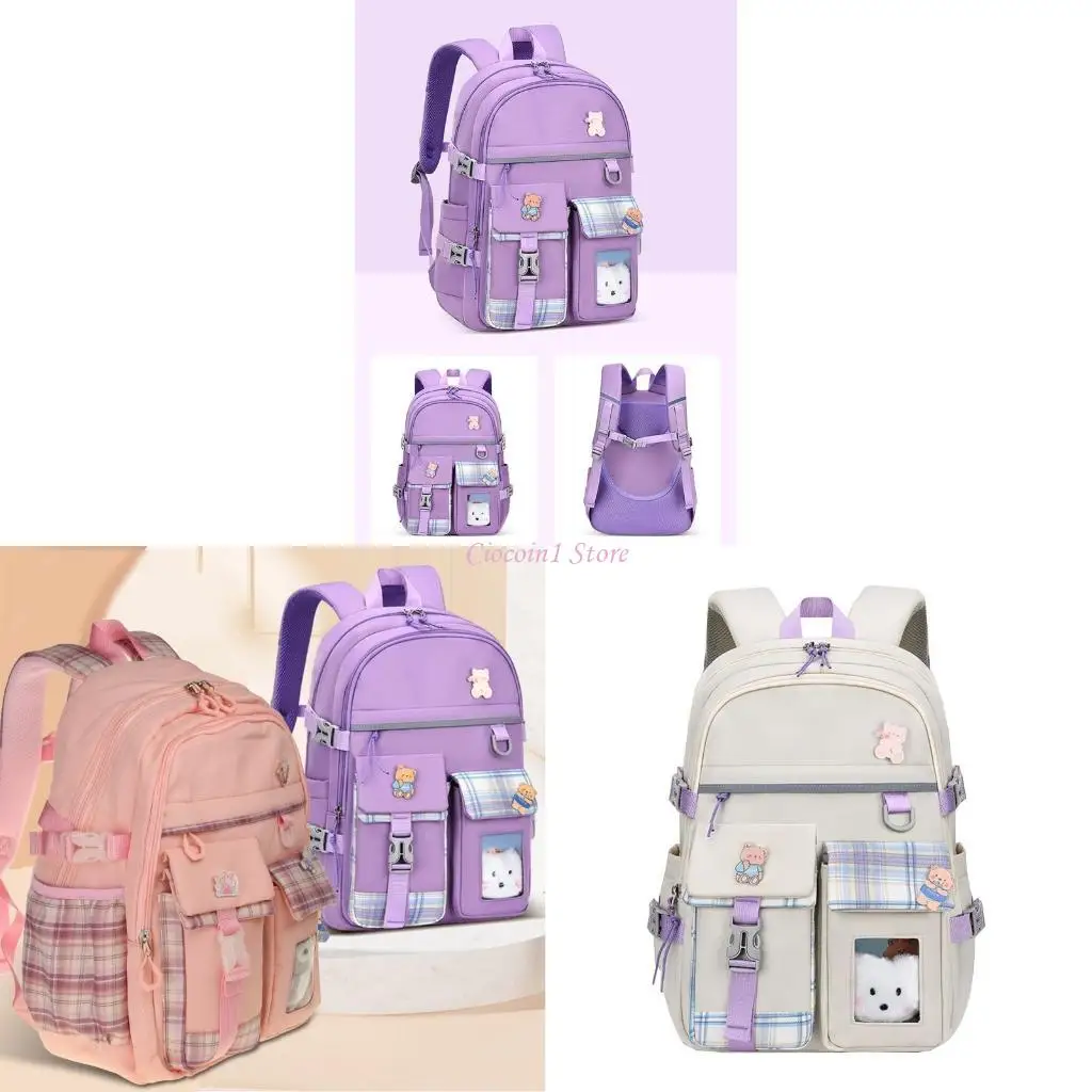 Y1UB Backpack Nylon School Bag for Girls Children Kids Cartoon Student Daypack
Y1UB Backpack Nylon School Bag for Girls Children Kids Cartoon Student Daypack