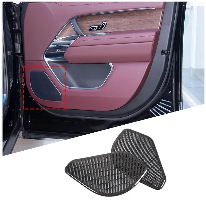 For Land Rover Range Rover Vogue L460 2023+ real carbon fiber Car Front door speaker net Decoration Stickers Accessories
For Land Rover Range Rover Vogue L460 2023+ real carbon fiber Car Front door speaker net Decoration Stickers Accessories