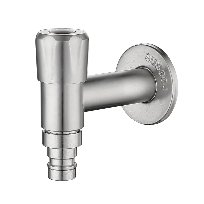 Wall Mount Single Cold Faucet Stainless Steel Sink Faucet Mop Pool Quick Opening Faucet Single Hole Single Handle Faucet brushed
Wall Mount Single Cold Faucet Stainless Steel Sink Faucet Mop Pool Quick Opening Faucet Single Hole Single Handle Faucet brushed