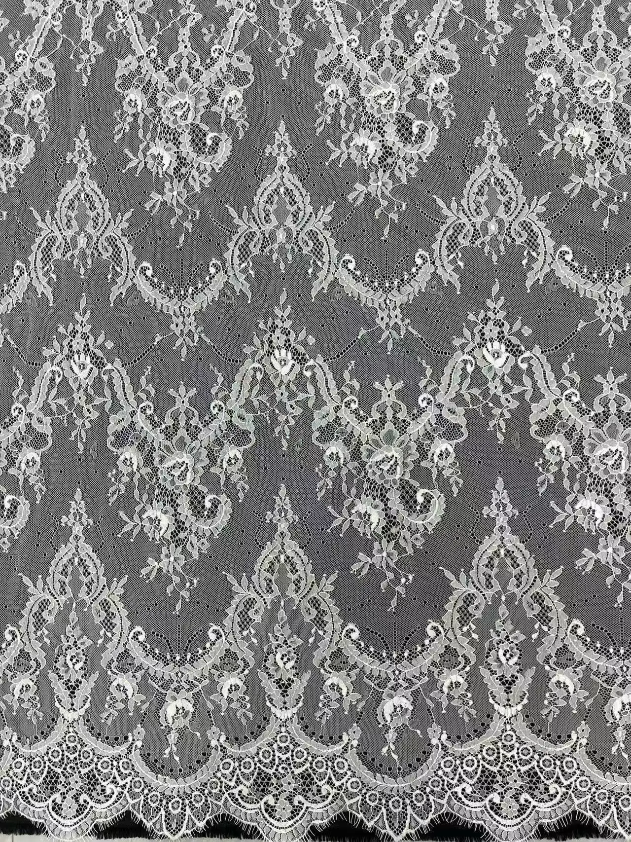 Free shipping eyelash french lace High Quality bridal lace fabrics for DIY fashion clothes, wedding dresses accessories
Free shipping eyelash french lace High Quality bridal lace fabrics for DIY fashion clothes, wedding dresses accessories