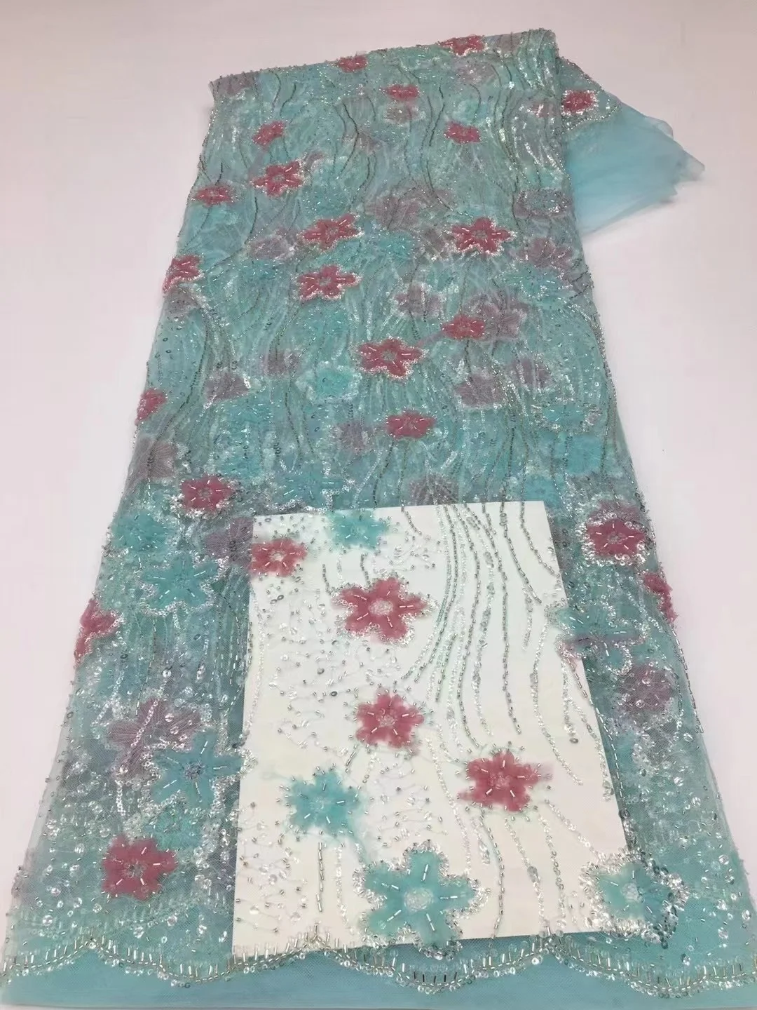 African Beads Groom Tulle Lace Fabric 2024 High Quality Sequins Embroidery French Tulle Laces For Nigeiran Wedding Party Dress
African Beads Groom Tulle Lace Fabric 2024 High Quality Sequins Embroidery French Tulle Laces For Nigeiran Wedding Party Dress