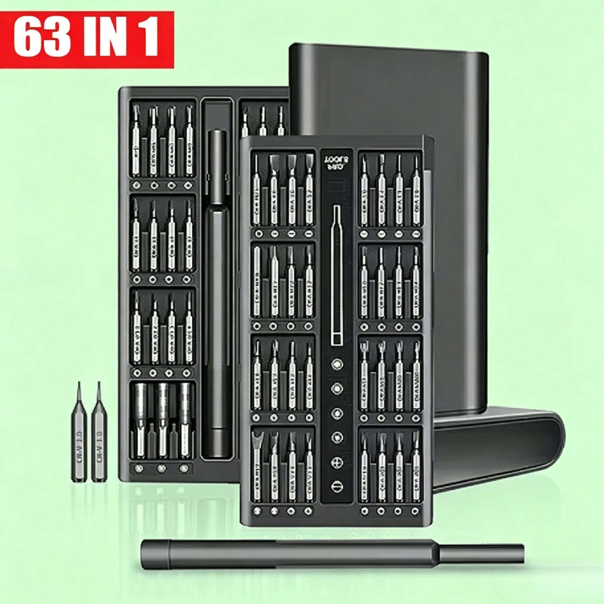 63 in 1 Precision Screwdriver Set Home Hand Repair Tool Kit Magnetic Phillips Drill Bits for iPhone Xiaomi Camera Glasses Watch
63 in 1 Precision Screwdriver Set Home Hand Repair Tool Kit Magnetic Phillips Drill Bits for iPhone Xiaomi Camera Glasses Watch