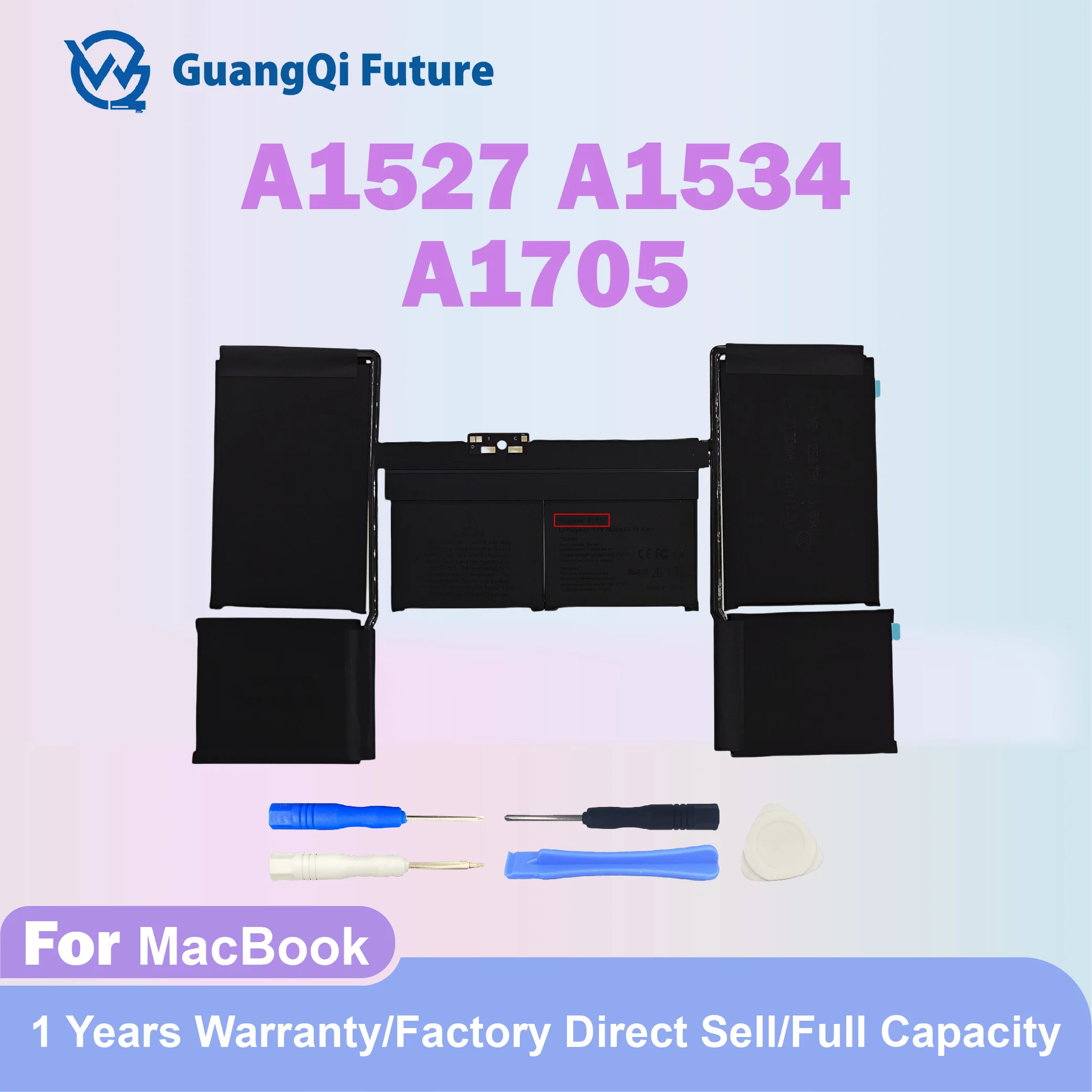 A1534 A1527 A1705 Laptop Battery Replacement Replacement For MacBook A1534 (2015, 2016, 2017) 12-inch A1527/A1705 Battery
A1534 A1527 A1705 Laptop Battery Replacement Replacement For MacBook A1534 (2015, 2016, 2017) 12-inch A1527/A1705 Battery