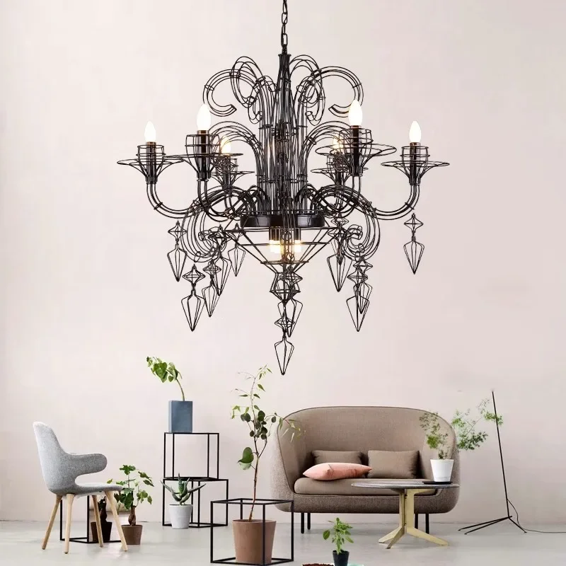 2026 for Vintage Hanging Chandelier Ceiling Light Nordic Designer Iron LED Pendant Lamp for Bedroom Living Room Wedding Decor
2026 for Vintage Hanging Chandelier Ceiling Light Nordic Designer Iron LED Pendant Lamp for Bedroom Living Room Wedding Decor