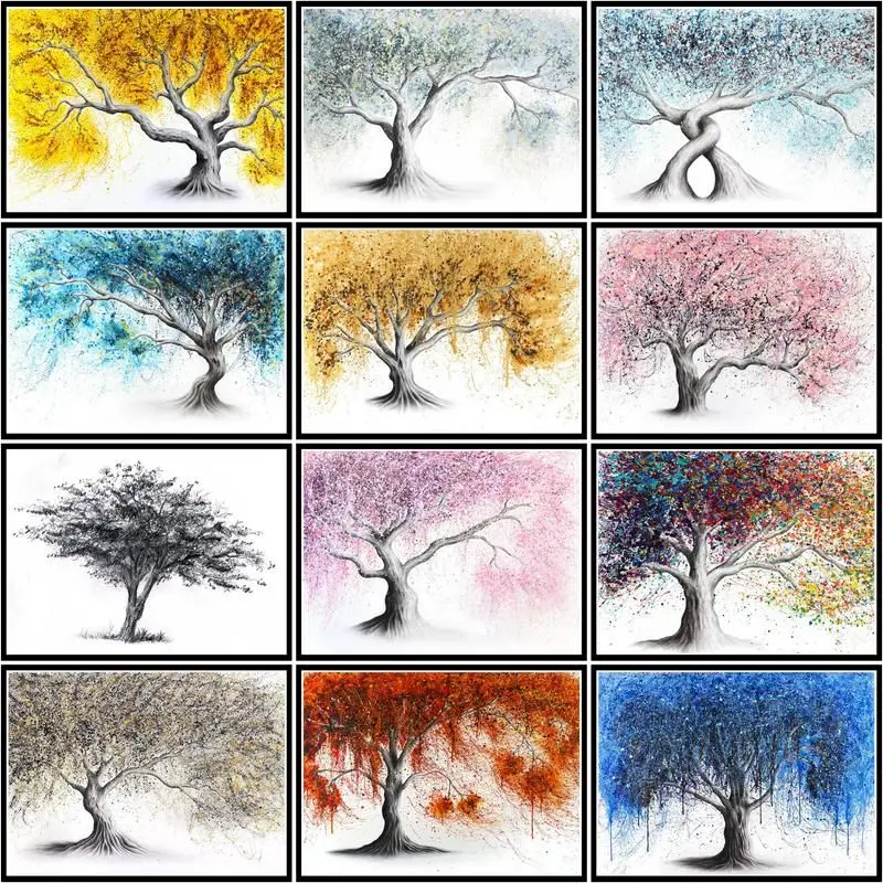 GATYZTORY Pictures By Numbers Colorful Tree Landscape Painting By Numbers On Canvas Diy Home Decoration Diy Gift 40x50cm
GATYZTORY Pictures By Numbers Colorful Tree Landscape Painting By Numbers On Canvas Diy Home Decoration Diy Gift 40x50cm