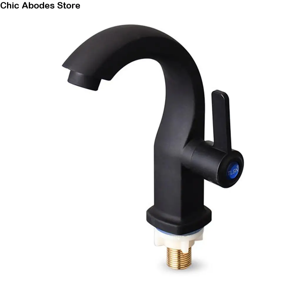 Single Cold Bathroom Basin Faucet Modern Anti-corrosion Single Lever Hole Tap Safety Light Luxury Deck Mounted Sink Faucet
Single Cold Bathroom Basin Faucet Modern Anti-corrosion Single Lever Hole Tap Safety Light Luxury Deck Mounted Sink Faucet