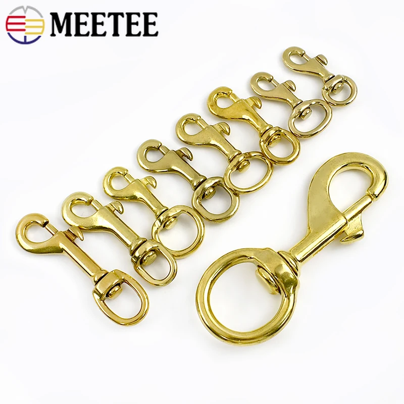 2Pcs 10-30mm Brass Metal Swivel Snap Hook Trigger Clasp Buckle for Handbag Strap Backpack Keychain Pet Leash Connecter Hardware
2Pcs 10-30mm Brass Metal Swivel Snap Hook Trigger Clasp Buckle for Handbag Strap Backpack Keychain Pet Leash Connecter Hardware
