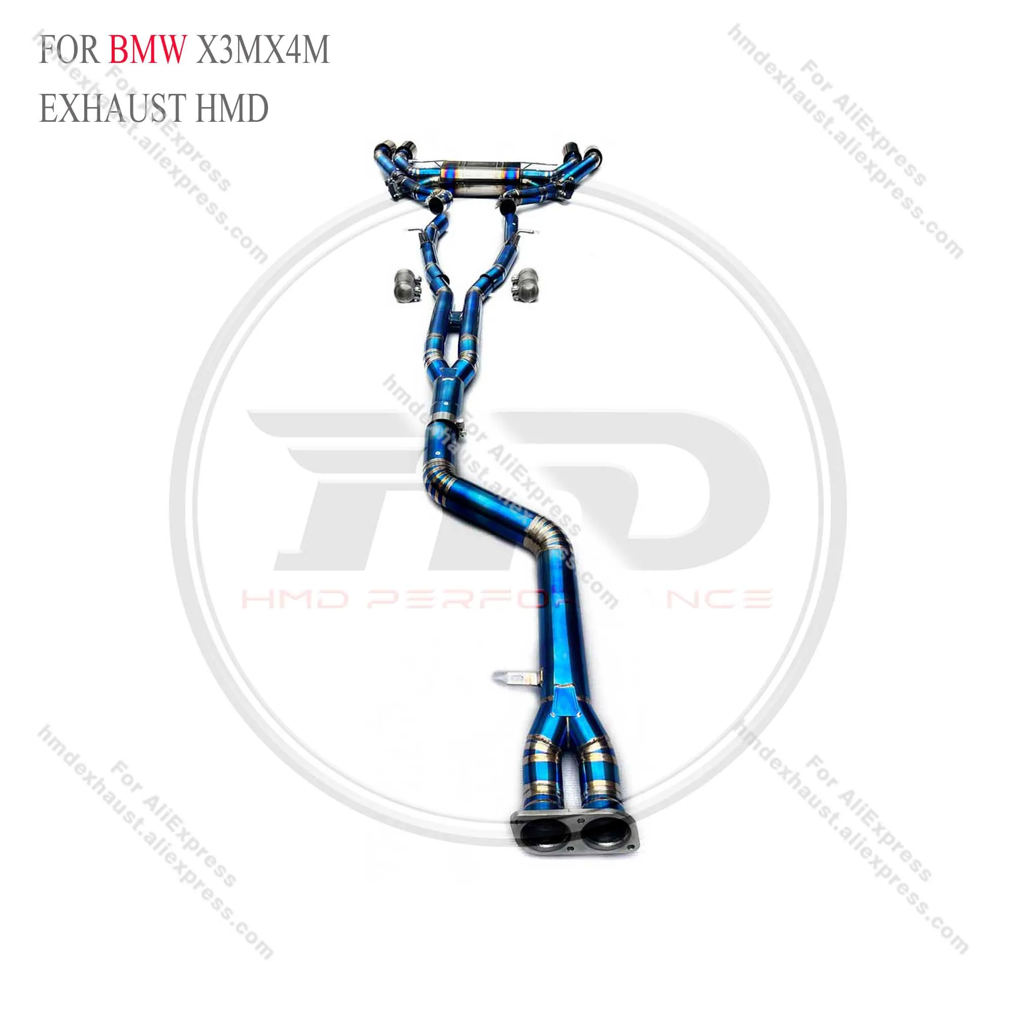 System Performance Catback for BMW X3M X4M Muffler With Valve HMD Titanium Exhaust
System Performance Catback for BMW X3M X4M Muffler With Valve HMD Titanium Exhaust