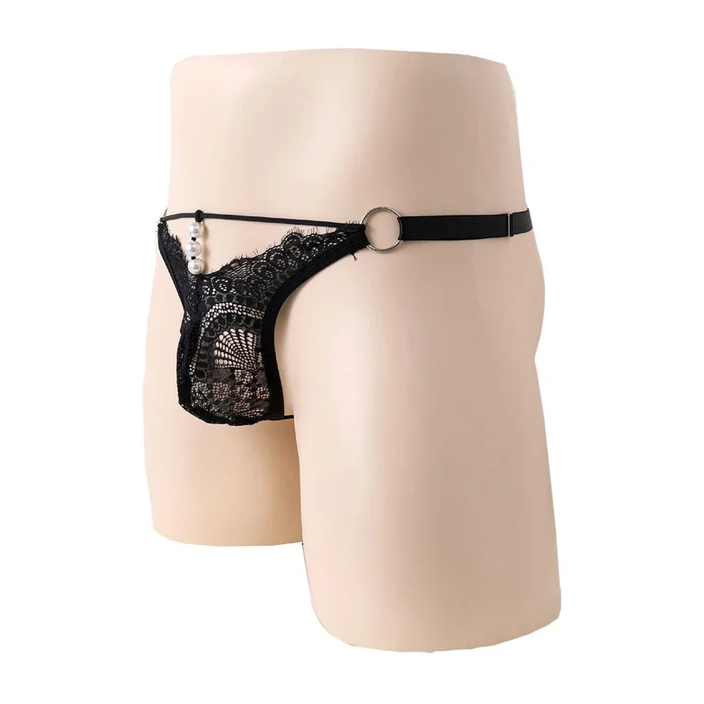 Men Sexy G-String Bulge Pouch Thongs Lace Underwear Briefs Gay Underpants T-Back Panties See-Through Erotic Lingerie
Men Sexy G-String Bulge Pouch Thongs Lace Underwear Briefs Gay Underpants T-Back Panties See-Through Erotic Lingerie