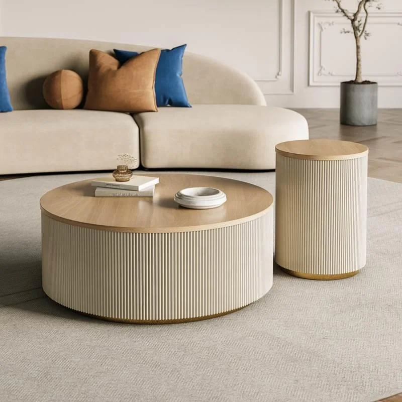 Navian minimalism presents a creative small family oak coffee table for the family living room.
Navian minimalism presents a creative small family oak coffee table for the family living room.