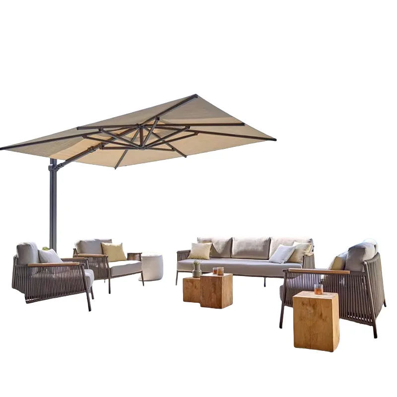 Outdoor rattan leisure sofa, courtyard teak lazy back chair balcony small coffee table, garden furniture combination
Outdoor rattan leisure sofa, courtyard teak lazy back chair balcony small coffee table, garden furniture combination