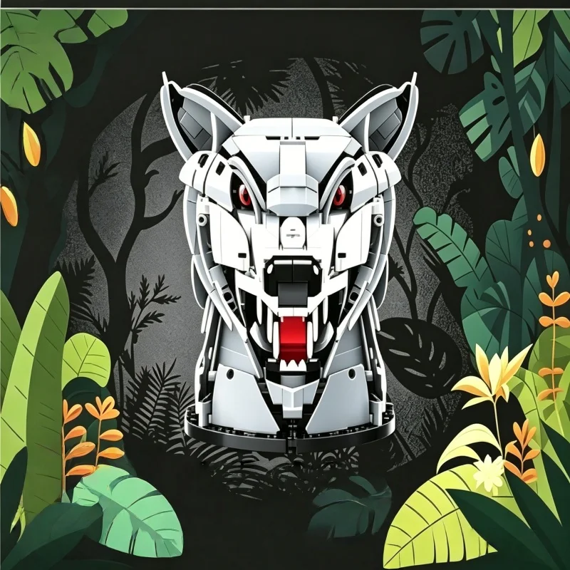 2026 In Stock 992+ Pieces MOC Wolf Head Decor Building Blocks Creative Wall Hanging Brick Assembly Set
2026 In Stock 992+ Pieces MOC Wolf Head Decor Building Blocks Creative Wall Hanging Brick Assembly Set