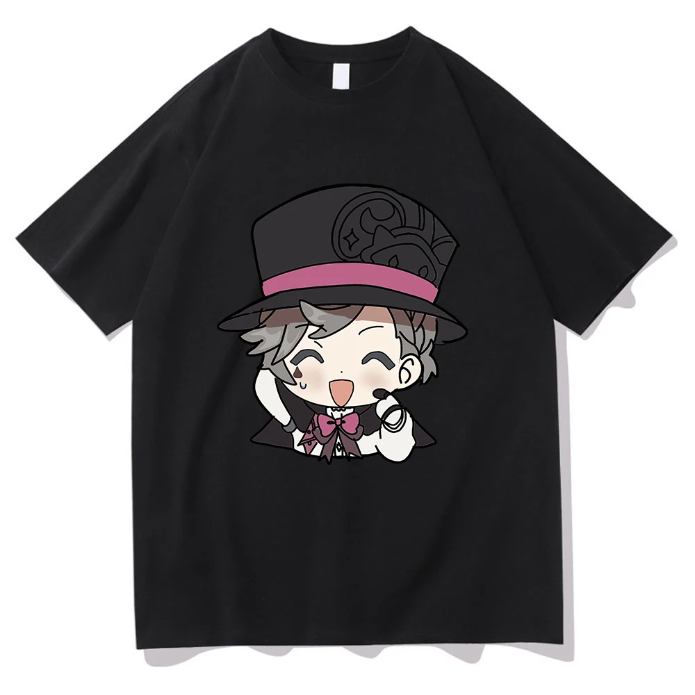Genshin Impact Lyney футболка для женщин Harajuku эстетичная 2023 Kawaii футболка смешная унисекс аниме мультфильм Повседневная Y2k Одежда Топы
Genshin Impact Lyney футболка для женщин Harajuku эстетичная 2023 Kawaii футболка смешная унисекс аниме мультфильм Повседневная Y2k Одежда Топы